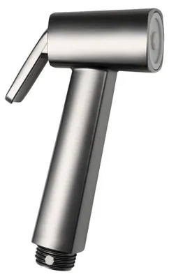 Image de Douchette WC, carrée, gun metal