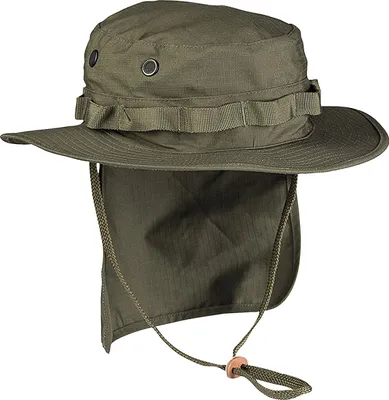 Produktbild von Brit. Boonie mit Nackenschutz oliv, XL