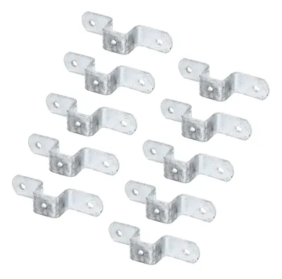 Obrázek produktu pro Alberts 10 x montážní konzola pozinkovaná pro univerzální sloupek Sloupková tyč