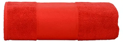 Image de ARTG - Grande serviette « Print-Me » LT3660 (taille unique) (rouge feu)