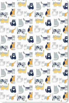 Produktbild von MuchoWow® Mauspad Mousepad Muster - Katze - Kater - Jungen - Mädchen - Kinder - Kind 18x27 cm - Mousepads - Maus Mat - Pad - Mausunterlage
