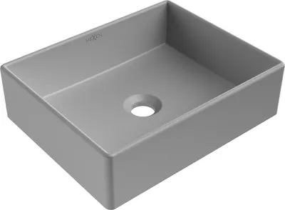 Image de Lavabo à poser Goya 40x32 cm, gris mat (22184061)