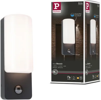 Produktbild von Paulmann LED Außenwandleuchte Bonnie Dämmerungsgesteuerter Bewegungsmelder (IR)