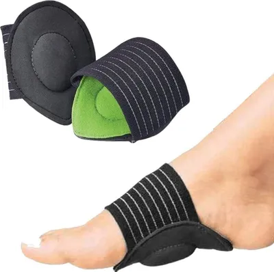 Produktbild von 1 Paar Plantarfasziitis-Kompressionsbandagen, Neopren & atmungsaktiv, lindert Fuß- & Fersenschmerzen – für den ganztägigen Tragekomfort
