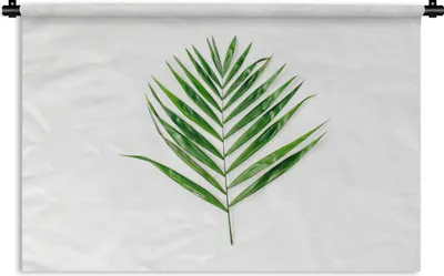 Produktbild von MuchoWow® Wandteppich Wandbehang Grün - Blatt - Tropisch 60x40 cm Tapisserie Dekoration Wandtuch - Wanddekorationen