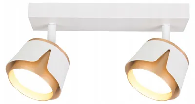 Obrázek produktu pro ZUO 2 Závěsné stropní bodové svítidlo tuba bílo-zlatá LED