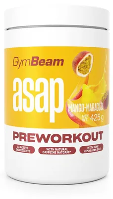 Produktbild von GymBeam - ASAP Pre-Workout, 425 g, Mango Maracuja