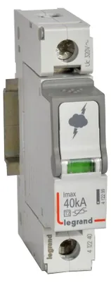 Immagine prodotto di LEGRAND 412240 Scaricatore di sovratensione SPD T2 40KA 1P 1M