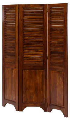 Produktbild von MASSIVMOEBEL24.DE Trennwand Akazie 141x3x175 nougat lackiert OXFORD #520