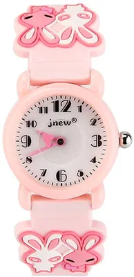 Image de Ele Eleoption caoutchouc de silicone Montre pour enfants étanche 3D Cartoon Design cadran rond Montre pour enfants Montre à quartz pour garçons et filles
