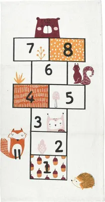 Image de H&S Decoration Tapis de chambre d'enfant en coton 140 cm x 70 cm