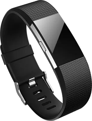 Obrázek produktu pro Sportovní náramek velikosti L pro Fitbit Charge 2 náhradní náramek fitness silikonový náhradní náramek, černý