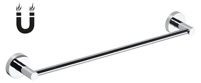 Produktbild von Bemeta Rawell magnetischer Handtuchhalter 376 mm Chrom