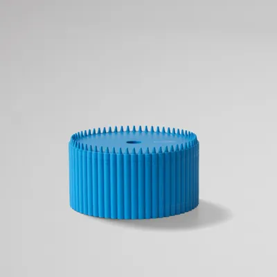 Produktbild von Crayola 74010804 Crayola Runde Aufbewahrungsbox Behälter Schreibtisch Veranstalter Deckel - Blau