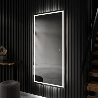 Produktbild von Artforma Badspiegel 70x180 cm - mit LED Beleuchtung - Großer Wandspiegel mit LED Beleuchtung - LED Farbe Kaltweiß 7000K - Individuell Nach Maß - Beleuchtet Wandspiegel Lichtspiegel Badezimmerspiegel | Lichtschalter: Sensor |PIO049