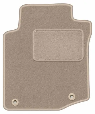 Zdjęcie produktu dla Dywanik samochodowy welurowy kierowcy do Toyota Aygo I (2005-2014, hatchback) beżowy, dopasowany – Wielganizator LUX
