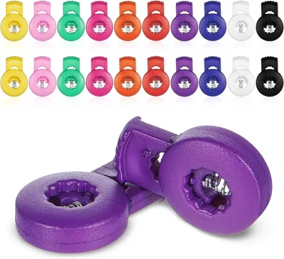 Produktbild von 20 Stück Stricknadelstopper in verschiedenen Farben