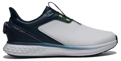 Produktbild von Footjoy Pulse BOA Herren-Golfschuhe Weiß und Blau