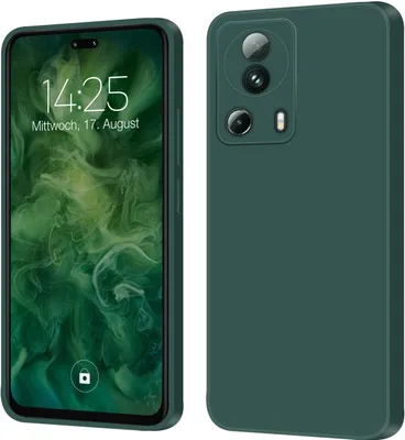 Produktbild von Hülle für Xiaomi 13 Lite 5G Case Cover Bumper Silikon Softgrip Schutzhülle Farbe: Grün