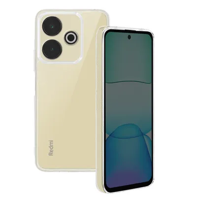 Produktbild von Avizar, Ultradünne Schutzhülle für Xiaomi Redmi 13, Silikonumrandung, Transparent