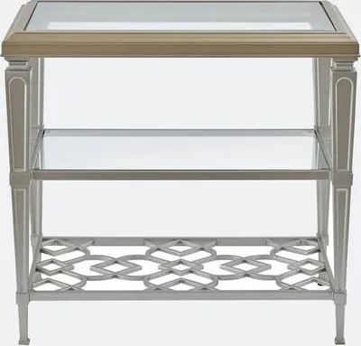 Produktbild von Beistelltisch Design Luxus Möbel Zeitungstische Beistelltische Tisch Glastisch