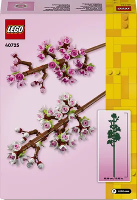 Produktbild von LEGO Botanicals Kirschblüten - Spielzeug mit Kunstblumen – Kreative Deko für Schreibtisch – Spielset mit Blumen zum Bauen und Ausstellen Geschenk für Mädchen und Teenager ab 8 Jahren – 40725