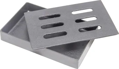 Zdjęcie produktu dla Char-Broil 140551, Skrzynka opalająca dymem, Chrom, Żeliwo, Prostokątny, 130 mm, 206 mm