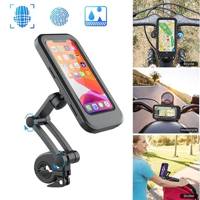 Handyhalterung Fahrrad, Telefonhalterung für Motorrad wasserdicht 360° - Uniholder