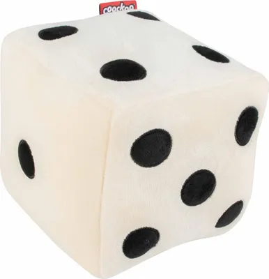 Produktbild von Coockoo Hundespielzeug Roll the Dice weiß/schwarz
