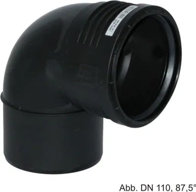 Produktbild von Geberit GE Silent-PP, Bogen, 87.5 Grad, d110mm, 1 Stk.