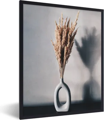 Produktbild von MuchoWow® Gerahmtes Poster Stilleben - Modern 60x80 cm - Poster mit Schwarzem Bilderrahmen Wandposter Rahmen Foto Bilder - Premium - Wanddeko Wohnzimmer