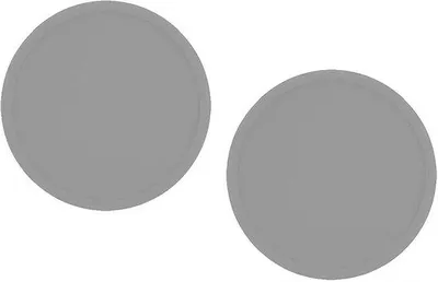 Produktbild von Set mit 2 Untersetzern – Silikon, rutschfest – hitzebeständig – für Tassen/Getränke – spülmaschinenfest – 10 x 10 cm – Untersetzer