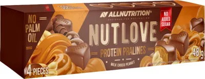 Produktbild von AllNutrition | NutLove Protein Pralines Chocolate with peanuts