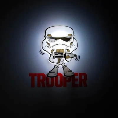 Produktbild von Star Wars Storm Trooper 3D Light FX Minilampe
