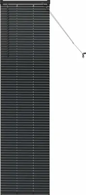 Produktbild von vidaXL Balkenjalousien Schwarz 175 x 45 cm Aluminium