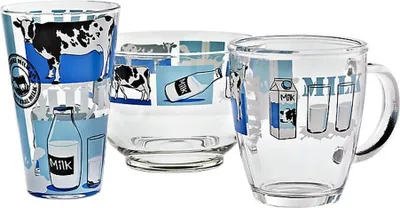Produktbild von Glas-Set Milky 3tlg
