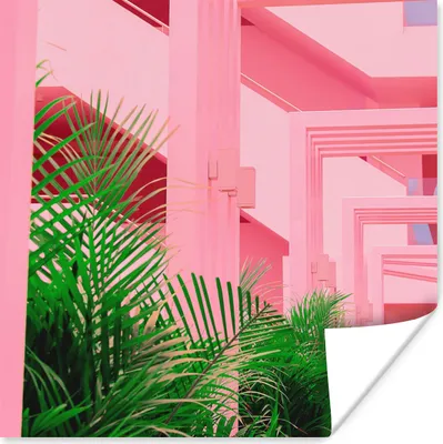 Produktbild von MuchoWow® Poster Sommer - Pflanzen - Garten 75x75 cm - Wand Dekoration
