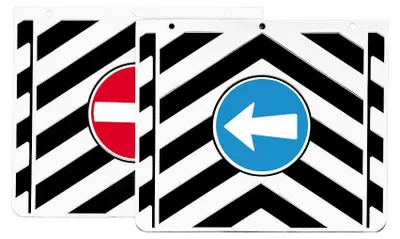 Obrázok produktu pre Pár ochranných krytov Lampa kompatibilných s nákladnými vozidlami z PVC so signalizáciou - 35x30 cm