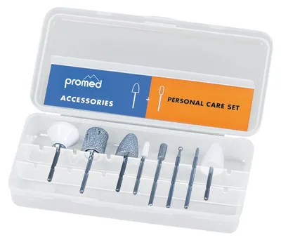 Produktbild von Promed Personal Care Schleifkörper-Set, 8 Schleifkörper für die Naturnagelbearbe