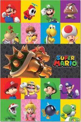 Imagen del producto de Super Mario - Personajes - Póster de 61x92 cm