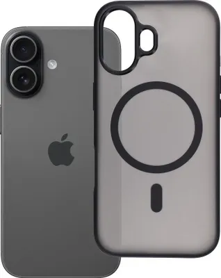 Immagine prodotto di Custodia adatta per iPhone 17 Flexline Mag Cover, compatibile con MagSafe, nera