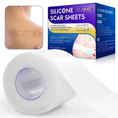 Immagine prodotto di Cerotti per cicatrici Cerotti in silicone Riduzione delle cicatrici Fogli di silicone per cicatrici Trasparente