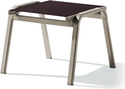 Produktbild von Gartenlounge-Hocker >Bodega< in Mocca, Kunstfasergewebe - 56x44x57cm (BxHxT)