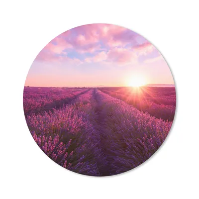 Produktbild von MuchoWow® Mauspad Mousepad Lavendel - Blumen - Frankreich 20x20 cm - Mousepads - Maus Mat - Pad - Mausunterlage - Schreibtischmatte