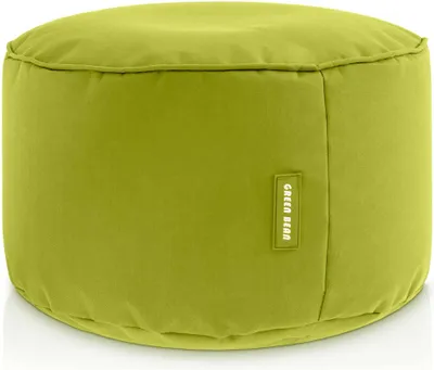 Produktbild von Green Bean® Sitzsack-Hocker "Stay" 45x25cm mit EPS-Perlen Füllung - Fußhocker Sitz-Pouf für Sitzsäcke - Fußablage Sitzkissen Sitzhocker Grün