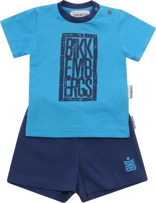 Productafbeelding van 6474AZ COMPLETO BIMBO BIKKEMBERGS: Babyjongens T-shirt + korte broek