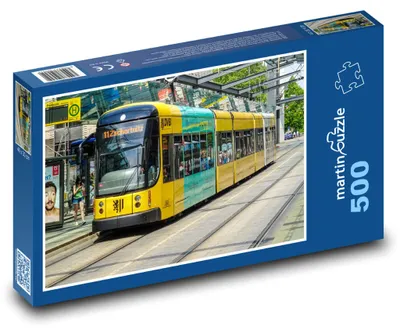 Produktbild von Puzzle 500 Dresden - Deutschland, Straßenbahn - martinpuzzle