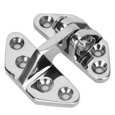 Image de Charnière pour trappe de bateau, acier inoxydable 316, charnière à sangle en forme de papillon, ferrure de porte, 1 pièce
