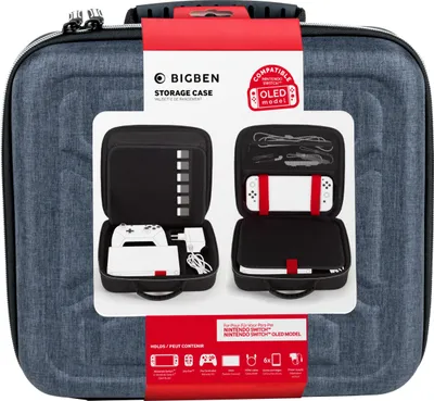 Obrázek produktu pro BigBen úložný box pro Nintendo Switch - šedý
