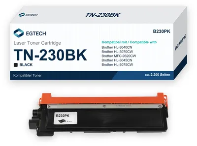 Produktbild von Toner kompatibel mit Brother TN-230BK Schwarz 2.200 S. HL-3040CN HL-3070CW
